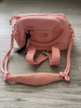 Bagsmart Coral Pink Crossbody Mini Bag